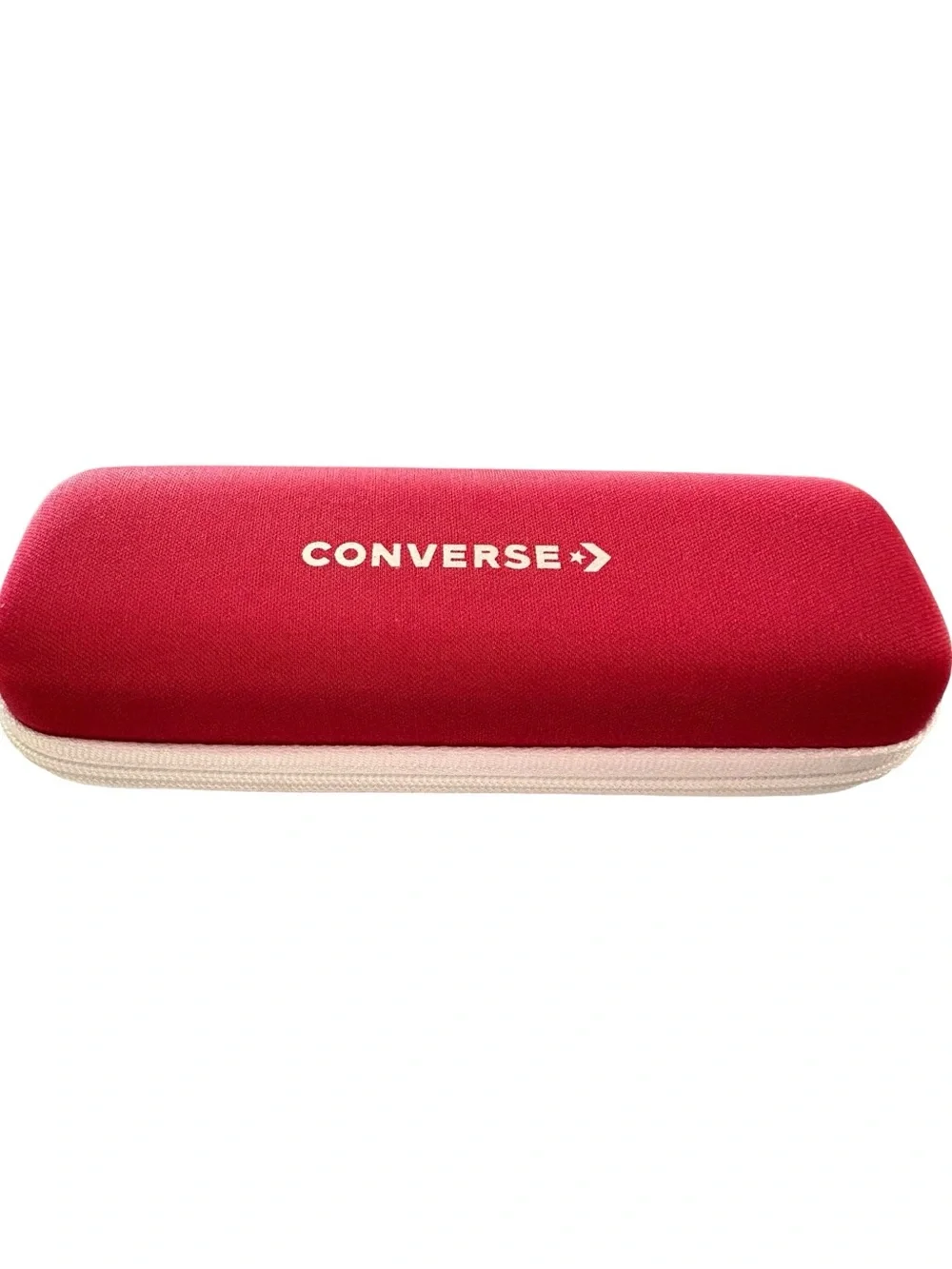 Converse Red Zippered Eyewear Case with Logo